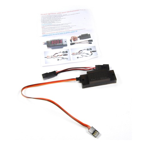 Para motor de gasolina/gasolina avión de radiocontrol RCEXL encendido uso mini tacómetro V3.0 - Imagen 3 de 5