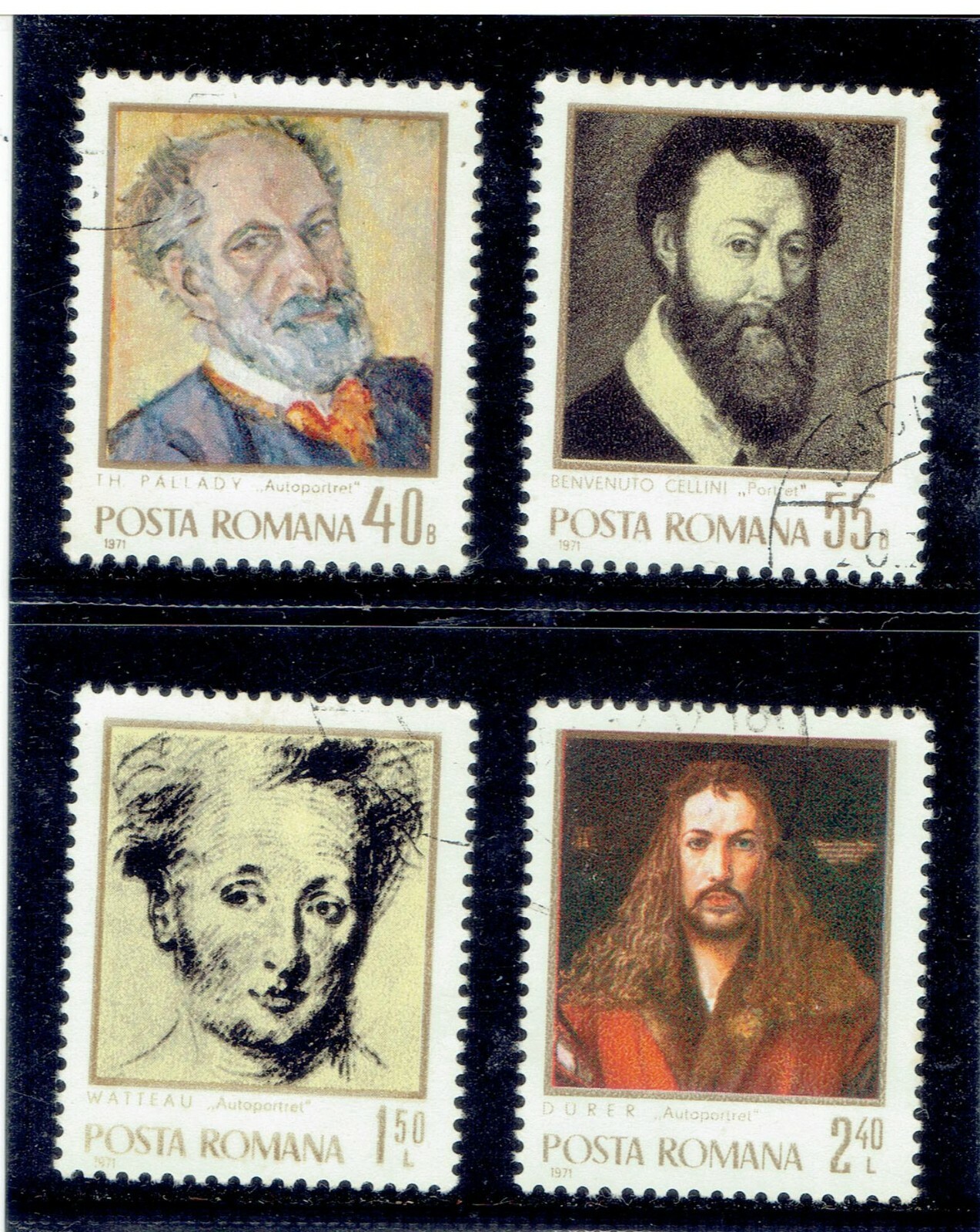 ROMANIA 1971 Famous Artists FU CV $1.00 | eBay UK