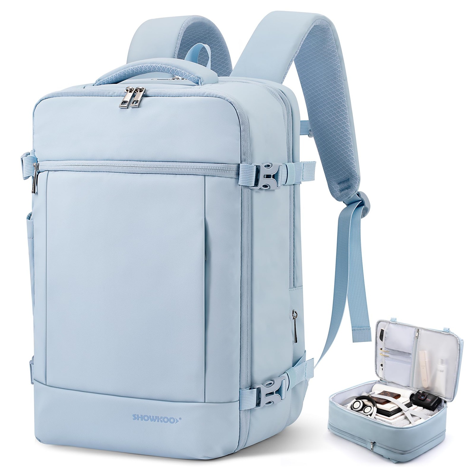 For 17 Inch Laptop, 40l Expandable Large Capacity Backpack, 