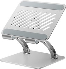 Tablet Holder Stand, Rod Adjustable Aluminum Desk Stand,