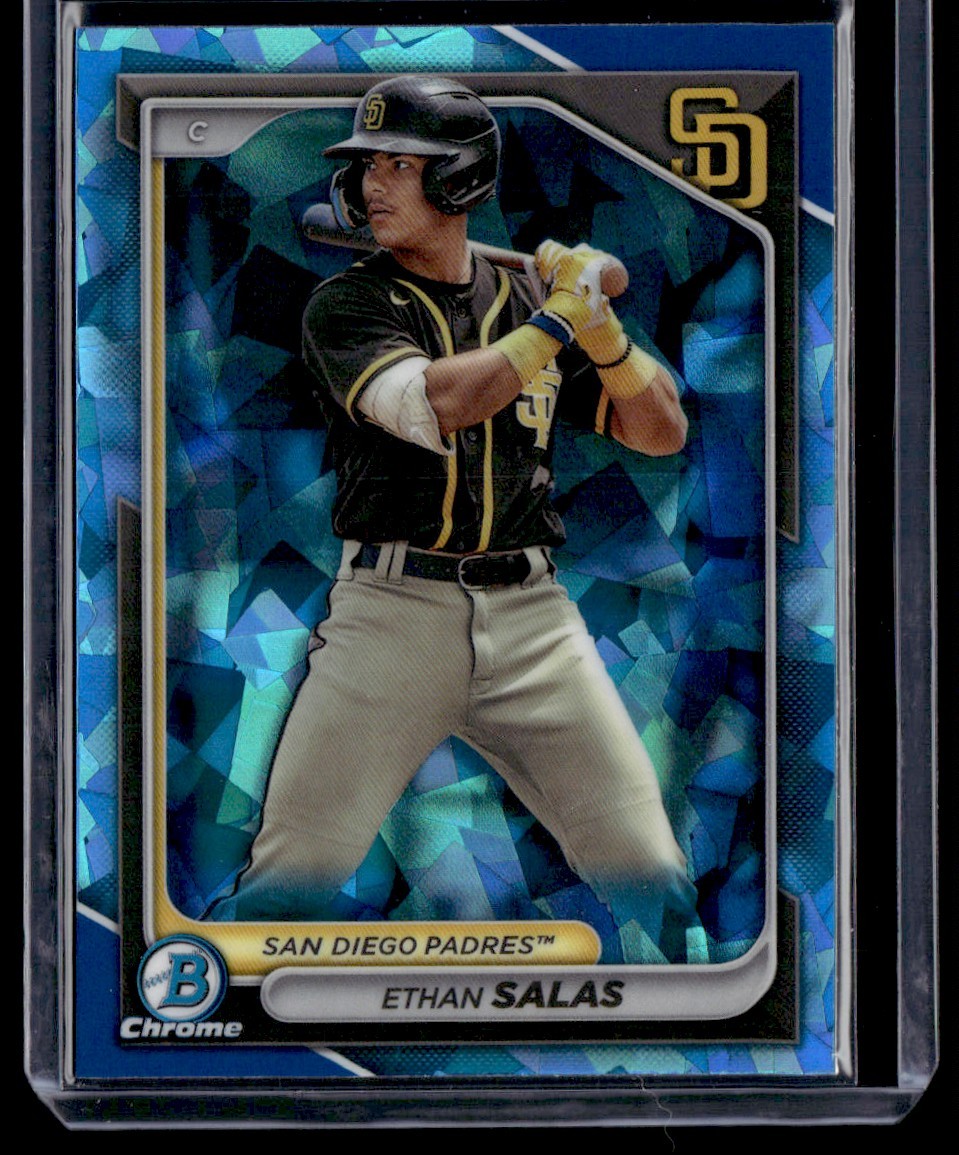 ETHAN SALAS 2024 BOWMAN SAPPHIRE PROSPECTS RC SAN DIEGO PADRES #BCP-102