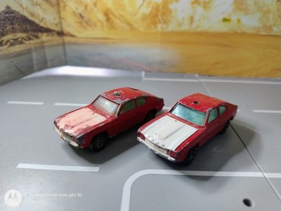 Bastelkonvolut 2x Corgi Juniors Whizzwheels Modell: Ford Capri Fire Chief 1:64