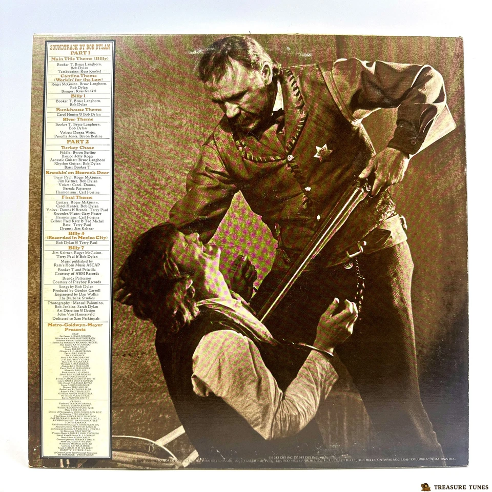 Bob Dylan – Pat Garrett & Billy The Kid Vinyl (LP, Album) - Image 3 of 4