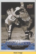 2023-24 Upper Deck Series 2 UD Canvas Retired Maurice Richard #C242 HOF READ ul5