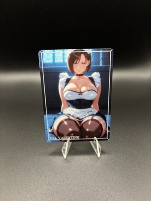 Jill Valentine Resident Evil Waifu Card TCG Full Art Waifu Legends Custom Anime