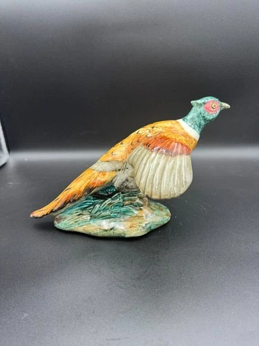 Vintage Stangl Pottery Cock Pheasant #3492 Figurine Signed VR