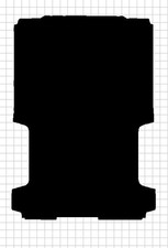 Laderaummatte Teppich passend für Fiat Ducato Peugeot Boxer Citroen Jumper L1