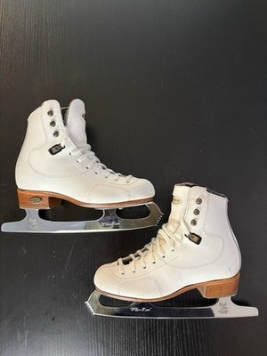 Riedell Figure Ice Skates Size 1M w/ John Wilson Excel 8.5 Blades USA England