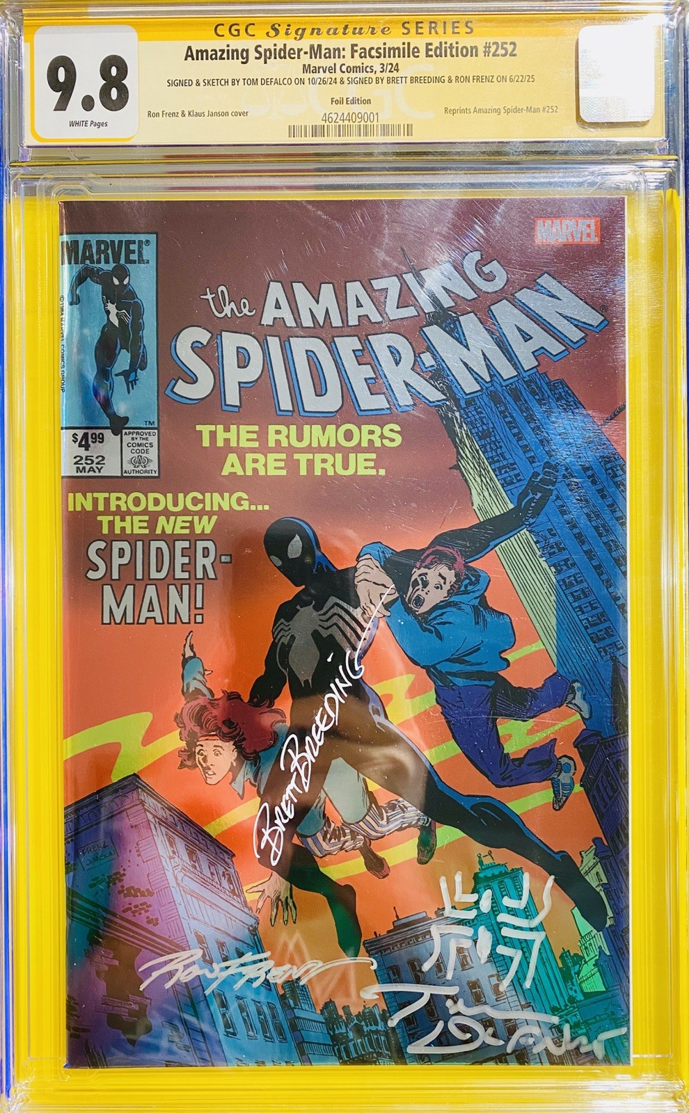 Amazing Spider-Man #252 (Facsimile Edition) Value - GoCollect