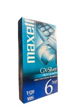 Maxell 214016 120 Minute Gx Silver Video Tape