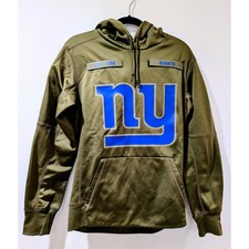 Nike New York Giants Salute to Service Hoodie Mens Small Olive Green Camo NFL