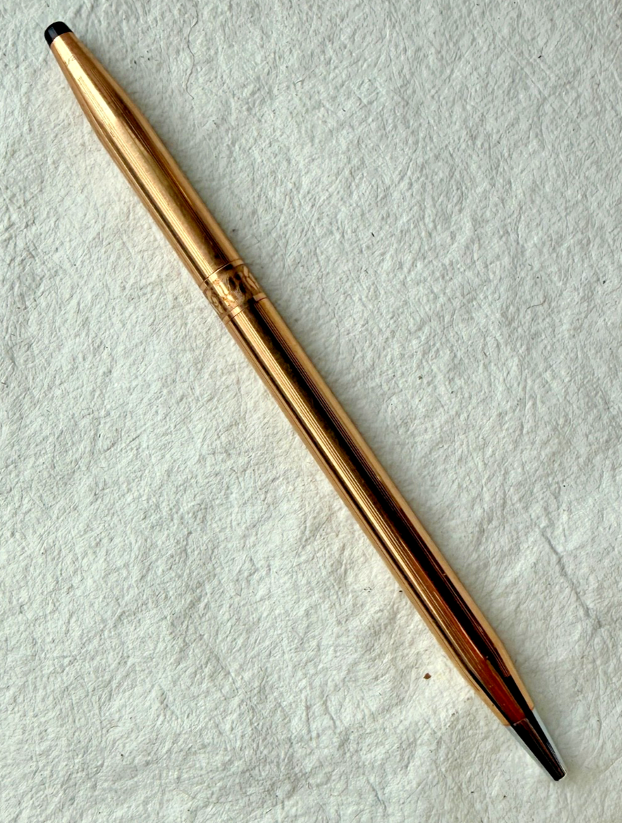 Cross Ballpoint Pen, 1/20 14k Gold Filled USA | eBay