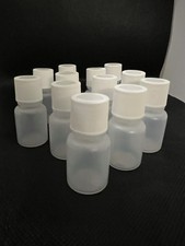 45 New w/o Package Small Plastic Sample Bottles.