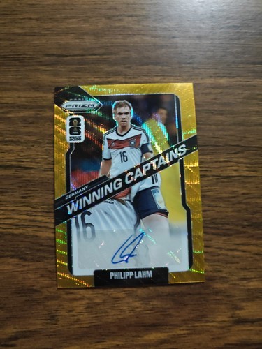 2026 Panini Prizm Philipp Lahm Winning Captains Gold Shimmer Auto /10 WC-PL