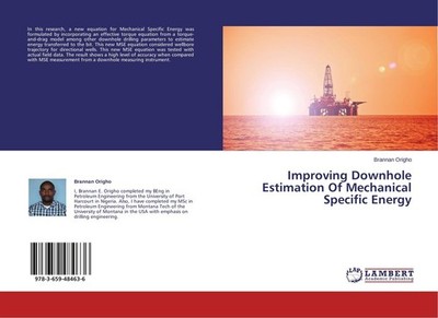 Improving Downhole Estimation Of Mechanical Specific Energy Brannan Origho