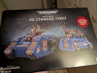 Warhammer 40.000 Space Marines HQ Command Tanks OVP