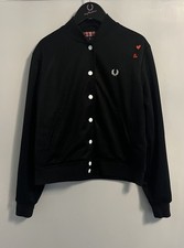 Giacca stile Fred Perry x Amy Winehouse Varsity fodera rosa tartan UK 10