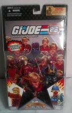 GI JOE 25TH  ANNIVERSARY COMIC PACK CRIMSON GUARD & SCARRED COBRA OFFICER NEW