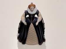 Franklin Porcelain Queen Elizabeth I Vintage Hand Painted Porcelain Figure 1984