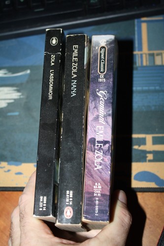 EMILE ZOLA lot of 3 PB Nana, Germinal, & L'Assommoir G Penguin/Signet Classics