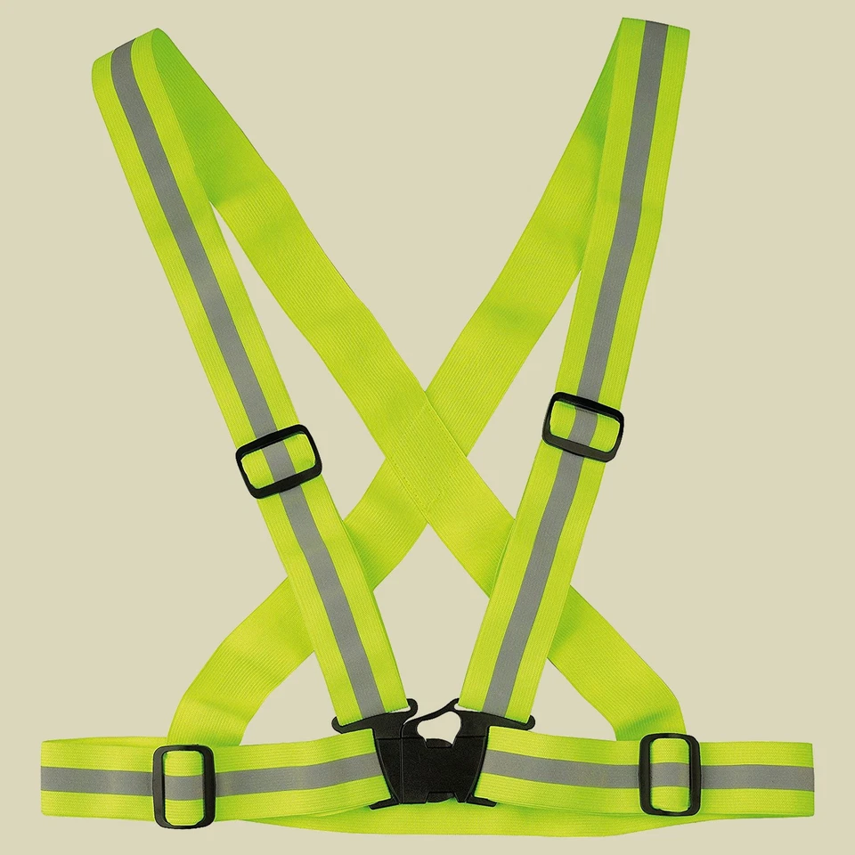 Wowow Reflexschärpe Cross Belt Größe Unisize Farbe gelb/silber Fahrrad-Leuchtwes