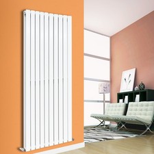 Traditional Cast Iron Flat Panel Oval Column Designer Radiator Heated Towel Rail