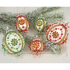 Herrschners Colors of Christmas Ornament Kit