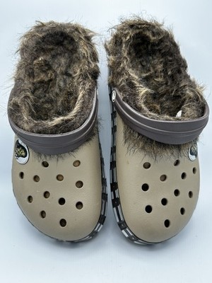 Star Wars Chewbacca Crocs Classic Lined Clog 208858-206 Size Men's 5 Women s 7