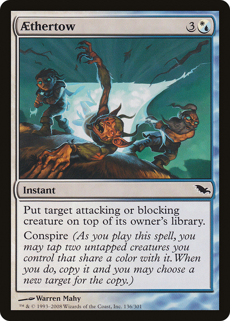 Aethertow #136 (LP) Shadowmoor SHM Magic MTG