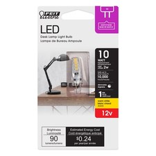 Feit Electric BP10G4/830/LED 12V 2W 90 Lumens 3000K Dimmable LED Light Bulb