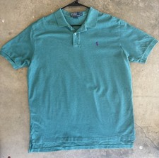 Polo Ralph Lauren Teal Collared Short Sleeve Polo Shirt Men XL