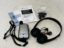 Williams Sound Pocketalker Ultra PKT-D1 Personal Amplifier Tested w/ Headphones
