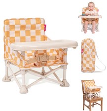YEFAJUMP3-in-1 Portable Baby Chair, Baby Beach Chair with Removable Tray  Ca...