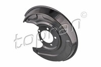 Spritzblech Bremsscheibe Hinten Rechts Topran 116 444 FÜR Audi Skoda VW