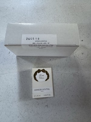 Lot 25 Annick Goutal Petite Cherie Vial Sample .06 fl.oz 1,75ml Full Box Vintage