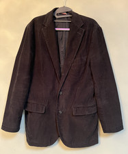 Vintage J.Crew Authentic Vintage Cord Black Corduroy Ivy Blazer Jacket 3 Roll 2