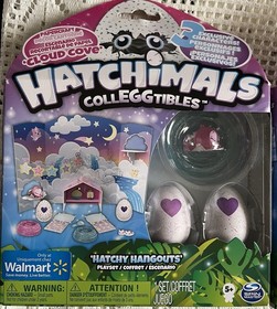 Hatchimals CollEGGtibles HATCHY HANGOUTS-2 Sets-CLOUD COVE & POLAR PARADISE-New