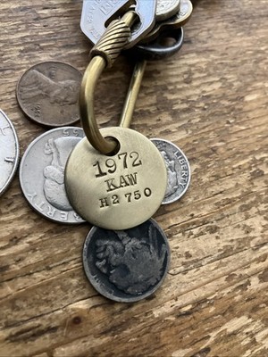 1972 KAW H2 750  Motorcycle Key Fob  72