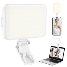 ALTSON 60 LED Portable Selfie Light Video Conference Lighting Pearl White