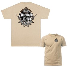 American Veteran 2nd Amendment Military Patriotic US Flag T-shirt