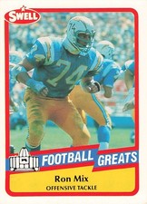 RON MIX 1989 SWELL FOOTBALL #105