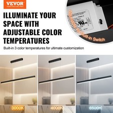 New Dimmable Linear Pendant Light, 20W, 47 in LED Linear Light Fixture Chandel