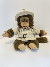 Hosung 1994 Vintage Julius Junior Safari Chimp Monkey Hand Puppet Plush