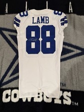 Ceedee Lamb Dallas Cowboys Team Issued Signed Autographed Jersey