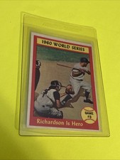 Bobby Richardson BVG 8: 1961 Topps World Series Game 3 Vintage Card