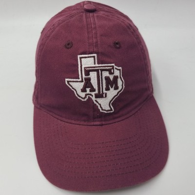 Texas A&M Aggies Hat Strapback Adidas Maroon White NCAA University State Logo