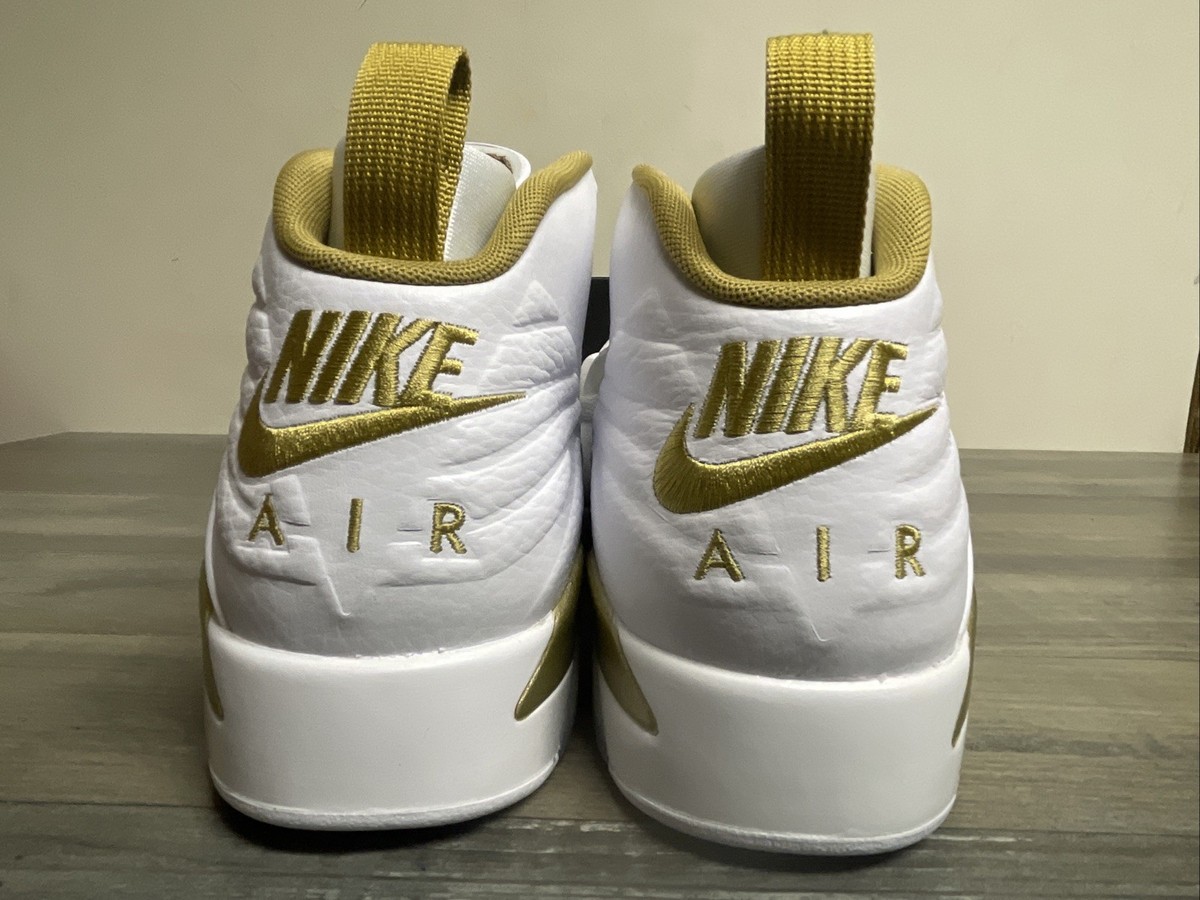 Size 9.5 - Air Jordan MVP White Metallic Gold for sale online | eBay