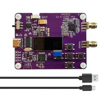 RF Signal Source Signal Generator 23.5-6000MHz Supporting Serial Port Control