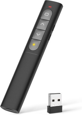 Wireless Presenter Powerpoint Fernbedienung Laptop mit Hyperlink Lautstärkere...