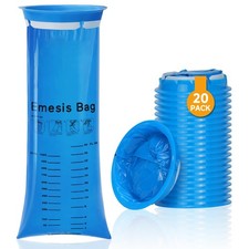 Vomit Bags Disposable, 20 Pack 1000ml Emesis Bags Disposable,Leak Resistant P...